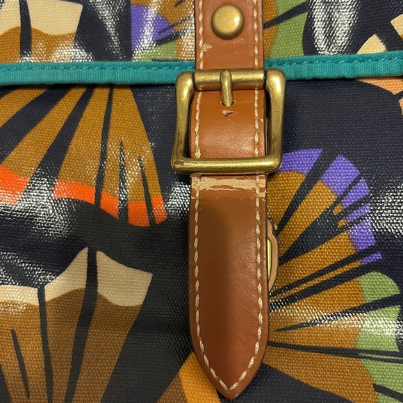 Fossil Brown Leather Crossbody Bag - Picture 8 of 8